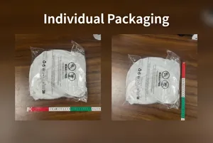 Independent packaging detail for white kids crinoline petticoat with steel hoops