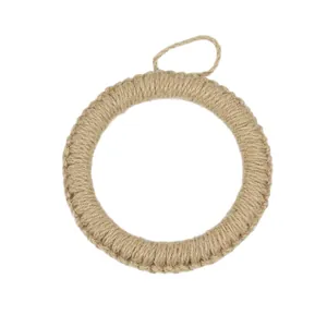 Set de table en jute tissé main avec boucle de suspension pour cuisine et déco nordique