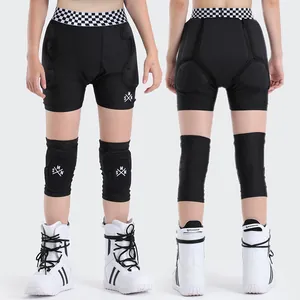 Professional Skiing Protective Gear Set With Padded Shorts And Knee Pads EVA Impact Resistance Sportswear For Adults