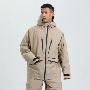 Waterproof Windproof Breathable Thermal Men Women Winter Ski Top And Bottom Hooded Jacket Pants For Outdoor Snow Sports