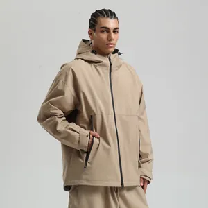 Unisex Professionelle Skijacke Wasserdicht Winddicht Atmungsaktiv Kapuzenjacke Polyester Outdoor Winter Snowboard Sportbekleidung Damen Herren