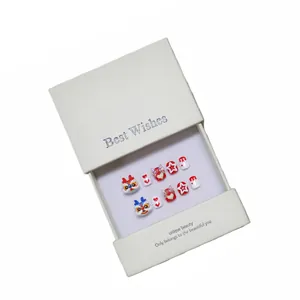 Coffret de faux ongles pour enfants avec motifs de danse du lion du Nouvel An chinois