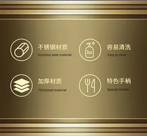 Close-up detail of high-quality stainless steel texture and easy-to-clean surface features
