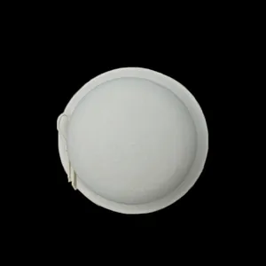 Elegant white wool felt fedora with a minimalist bow decoration on a black background