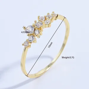 Macro shot showing 19mm inner diameter and 4.93mm width of gold-plated silver ring