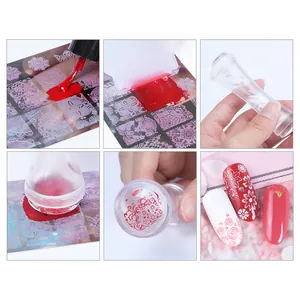 Guide détaillé en six étapes pour le stamping nail art avec plaque en acier et tampon silicone