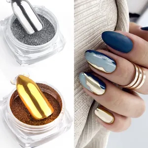 Professionele Metalen Spiegel Nagel Poeder Chrome Effect Manicure Decoratie Hoogglans DIY Nagelkunst Accessoire Voor Dames