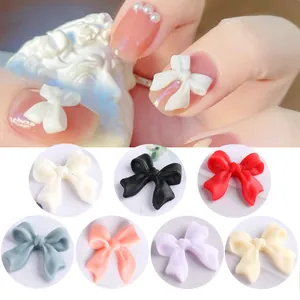 Decorazioni Nail Art Fiocco in Resina Opaca Ciondoli per Unghie Dimensionali a Fiocco per Salone Manicure Professionale Donna Accessori per Unghie Fai-da-Te