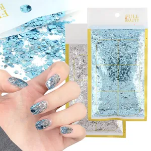 Paillettes Glitter Unghie Cangianti Sirena Esagono Dimensioni Miste Scaglie Scintillanti Per Manicure Fai Da Te Decorazione Unghie