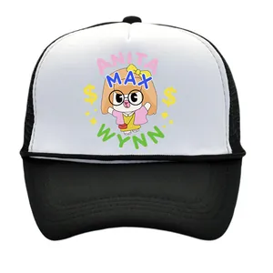Casquette trucker Drake Anita Max Wynn noire et blanche avec filet et imprimé BD