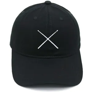 Casquette de Baseball en Coton avec Broderie Baguettes Chapeau de Soleil Réglable pour Hommes Femmes Extérieur Mode Sport