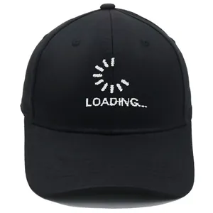 Berretto da Baseball con Ricamo Loading Misto Cotone Regolabile Parasole Traspirante Casual Outdoor Dad Hat per Uomo Donna