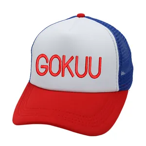 Buchstaben Stickerei Trucker Hat Atmungsaktive Mesh Rückseite Baseball Cap Für Damen Herren Sommer Outdoor Verstellbar