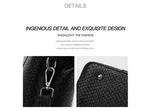 Detail of lychee pattern leather handbag featuring dark metal hooks and fine stitching