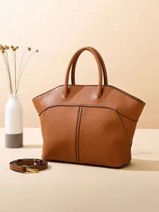 Women Fashion PU Leather Tote Bag Large Capacity Commuter Handbag Crocodile Pattern Patchwork Shoulder Bag With Adjustable Strap