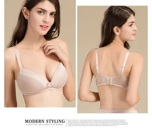Detailed close-up of seamless floral lace bra featuring a front bow and back hook closure