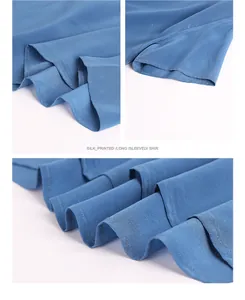 Detailed views of premium silk fabric texture and professional stitching on the sleeve cuffs