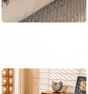 Macro detail of waterproof chenille sofa cover with vintage woven texture and beige fabric