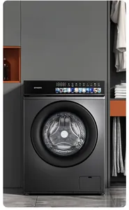 Machine washable chenille sofa cover showing durable fabric texture in a washing machine