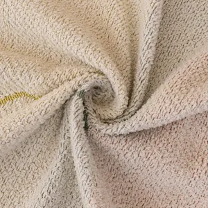 Copridivano spesso in stile crema invernale in morbida maglia di peluche colorata