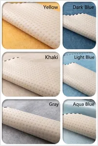 Copridivano in velluto impermeabile in sei colori con retro antiscivolo granulare
