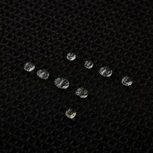 Housse de coussin de canapé gaufrée noire imperméable avec texture antidérapante et durable