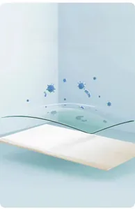 Detailed 3D rendering showing the breathable cooling layers of the summer sofa mat