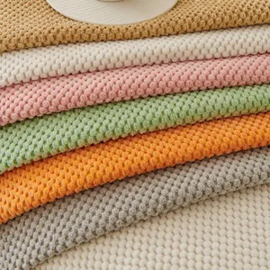 Pluche bankhoezen in crème-stijl in diverse kleuren met 3D-bubbeltextuur stof