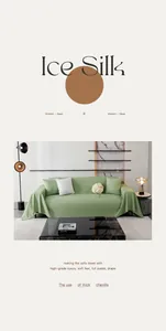 Detailaufnahme der grünen Chenille-Sofaabdeckung mit Waffelstruktur und weichem Fall
