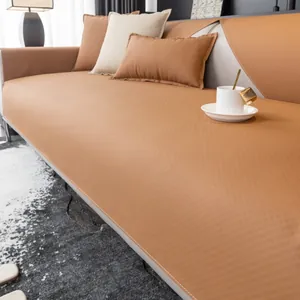Copricuscino Per Divano Impermeabile Texture Pelle Di Agnello Minimalista Moderno Protezione Mobili In Similpelle Antiscivolo Trapuntata Soggiorno