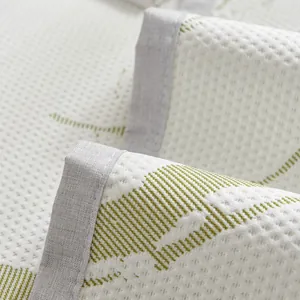Ice silk summer cooling sofa mat with breathable mesh texture and anti-slip backing