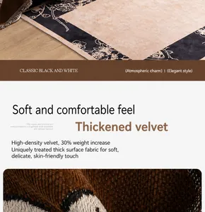 Macro detail of thick chenille sofa cover with vintage patterns and soft texture