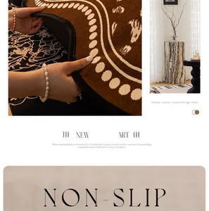 Detailed view of non-slip backing and vintage chenille texture on Italian art sofa cover