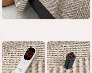 Macro detail of lint-free woven sofa cover with safe formaldehyde-free test results