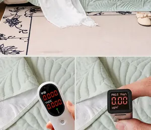 Safety test showing zero formaldehyde and fluorescent agents in the ice silk sofa mat