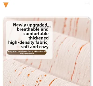 Close-up of thick chenille fabric with soft texture and heart pattern for sofa cover