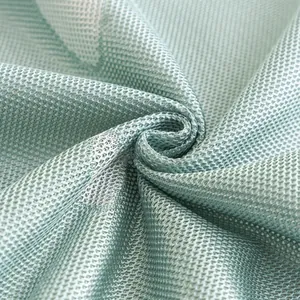 Cooling mint green mesh sofa cover with breathable diamond texture and soft light fabric