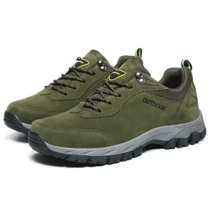 Heren Outdoor Wandelschoenen Ademend Katoenen Bovenwerk Antislip Rubberen Zool Casual Grote Maat Wandelschoenen Sportlaarzen