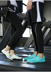 Detail showing breathable honeycomb mesh and anti-slip rubber soles of quick-dry water shoes