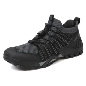Chaussures de randonnée respirantes avec système de laçage rapide et semelles en caoutchouc