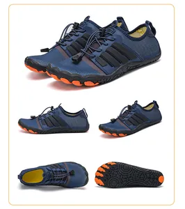Détails de chaussures d'eau antidérapantes avec mesh respirant et système de laçage rapide