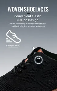 Nahaufnahme von schwarzem Mesh mit elastischem Schnellverschluss und Slip-on-Design