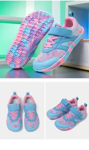 Vue détaillée du mesh respirant avec motif camouflage rose et fermeture velcro réglable