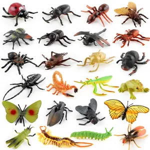 Realistische Simulation Insekten Tier Modelle Kunststoff PVC Kognitive Pädagogische Spielzeuge Für Kinder Natur Lernen Ornamente