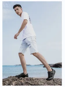 Zapatos de agua descalzos para hombres en rocas, zapatillas deportivas de malla transpirable