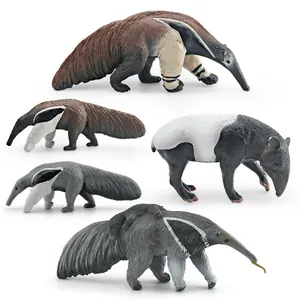 Figurine realistiche di formichiere gigante e tapiro malese per giocattoli educativi