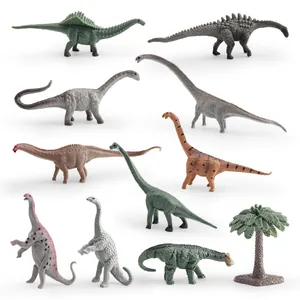 Realistic Mini Dinosaur Models Solid PVC Animal Figures Cognitive Educational Toy Desktop Decoration For Children Boys Girls