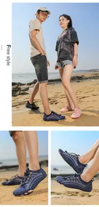 Dettaglio della tomaia in mesh traspirante e sistema di allacciatura rapida per scarpe