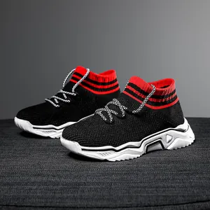 Sneakers a Calzino Flyknit per Bambini Traspiranti Leggere Scarpe da Corsa Sportive per Ragazzi Ragazze Scarpe Sportive Antiscivolo