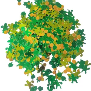 St Patrick Day Confetti Shamrock Leprechaun Gold Coins Table Decor Resin Green Gold Party Supplies For Celebration Event